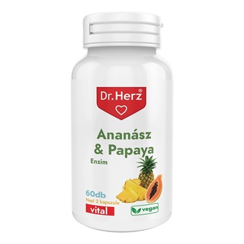 Dr.herz ananász-papaya enzim kapszula 60 db