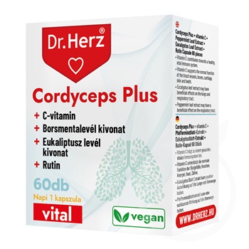 Dr.herz cordyceps plus+c-vitamin kapszula 60 db