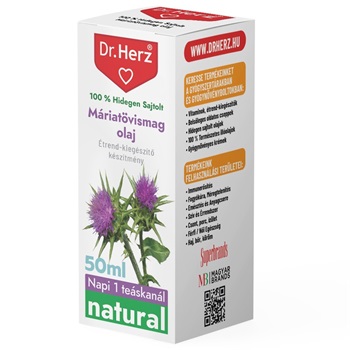 Dr.herz máriatövismag olaj 100% hidegen sajtolt 50 ml