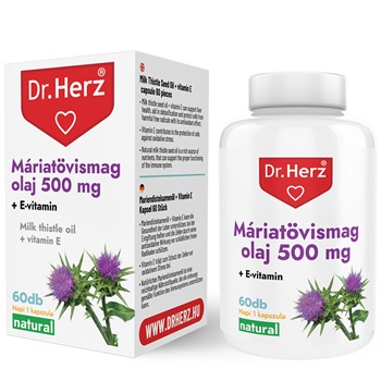 Dr.herz máriatövismag olaj 500mg kapszula 60 db