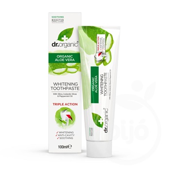 Dr.organic bio aloe vera fogkrém 100 ml