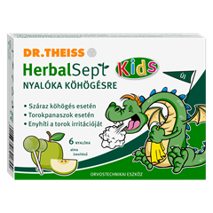 Dr.theiss herbalsept nyalóka köhögésre alma ízesítésű 6 db
