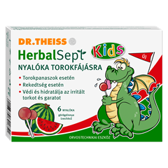 Dr.theiss herbalsept nyalóka torokfájásra görögdinnye ízesítésű 6 db