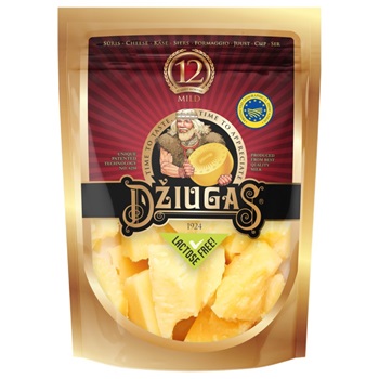 Dziugas mild kemény sajt 12 hó darabolt laktózmentes 100 g