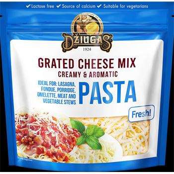 Dziugas pasta mix reszelt sajt salátákhoz laktózmentes 200 g