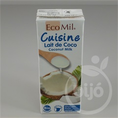 Ecomil bio kókusz főzőkrém 200 ml