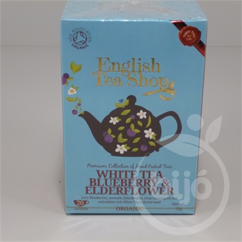 English Tea Shop 20 bio fehér tea áfonyás és bodzás 20x1.5g 30 g