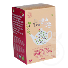 English Tea Shop bio 20 fehér tea licsivel és kakaóbabbal  20x2g   40g