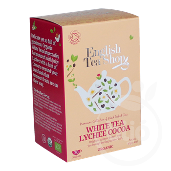 English Tea Shop bio 20 fehér tea licsivel és kakaóbabbal  20x2g   40g