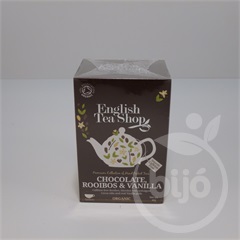 English Tea Shop 20 bio csokoládé rooibos&vanília tea 20x1,5g 30 g