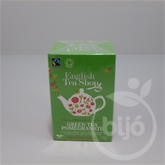 English Tea Shop bio zöld tea gránátalma 20x1,5g 30 g