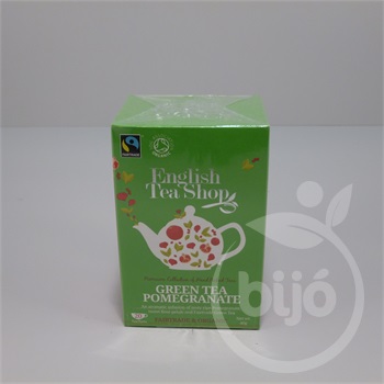 English Tea Shop bio zöld tea gránátalma 20x1,5g 30 g