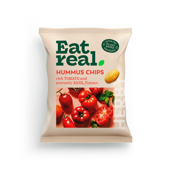 Eat Real hummus chips paradicsomos bazsalikomos ízű  45 g