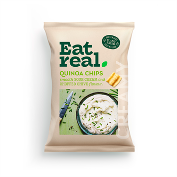 Eat Real quinoa chips lágy tejfölös & metélőhagymás ízű 40 g