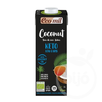 Ecomil bio keto kókuszital cukormentes 1000 ml