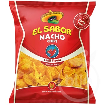 El sabor big nacho chips gluténmentes chilis 225 g