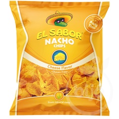 El sabor big nacho chips gluténmentes sajtos 225 g