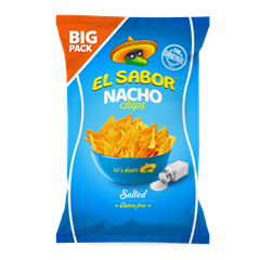 El sabor big nacho chips gluténmentes sós 180 g