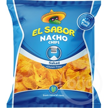 El sabor big nacho chips gluténmentes sós 225 g