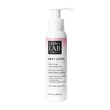 Elyn`s Lab next level arctisztító gél problémás bőrre szalicilsavval és kénszármazékkal 100 ml