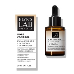 Elyn`s Lab pore control 2% szalicilsav + 1% cink pca + 1% panthenol szérum 30 ml