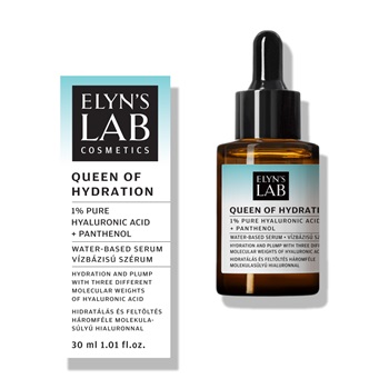 Elyn`s Lab queen of hydration 1% hialuronsav szérum panthenollal 30 ml