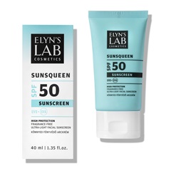 Elyn`s Lab sunsqueen spf50 könnyed, láthatatlan fényvédő arckrém 40 ml