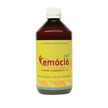 Emóció  7.84 élőflórás étrend-kiegészítő ital liposzómás C- és D3-vitaminnal 500 ml