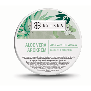 Estrea aloe vera bőrtápláló arckrém 80 ml