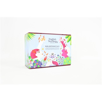 English Tea Shop 12 bio gin fűszer teaválogatás gin partyhoz selyempiramis 24 g
