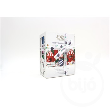 English Tea Shop 12 organic christmas white silk pyramid filter tea 24 g