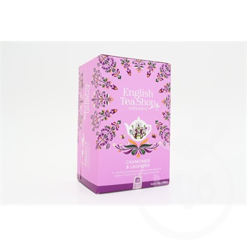 English Tea Shop 20 bio kamilla és levendula tea 20x1,5g 30 g