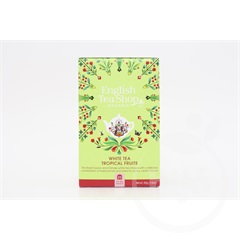 English Tea Shop 20 bio trópusi gyümölcsös fehér tea 40 g
