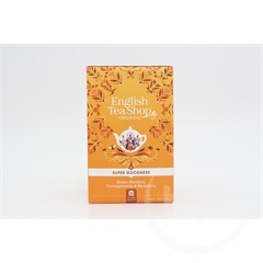 English Tea Shop 20 bio zöld rooibos gránátalma áfonya tea 35 g