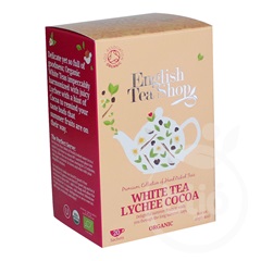 English Tea Shop bio 20 fehér tea licsivel és kakaóbabbal  20x2g   40g