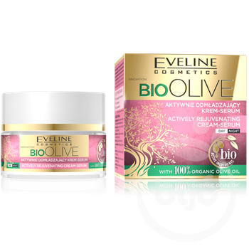 Eveline bio olive aktív bőrfiatalító krém-szérum 50 ml