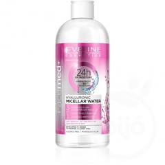 Eveline facemed+hyaluronos micellás arclemosó 400 ml
