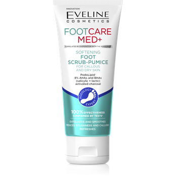 Eveline foot care med+ puhító peeling-habkő lábra 100 ml