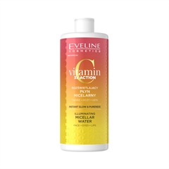 Eveline vitamin c 3x action fényesítő micellás arclemosó víz 500 ml
