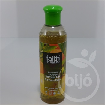 Faith In nature tusfürdő grapefruit-narancs 400 ml