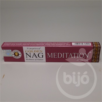 Füstölő masala golden nag meditation 15 db