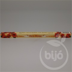 Füstölő tulasi hosszú red rose 8 db