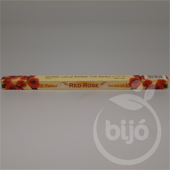 Füstölő tulasi hosszú red rose 8 db