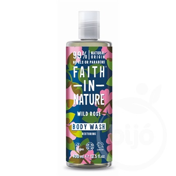 Faith in nature vadrózsa tusfürdő 400 ml