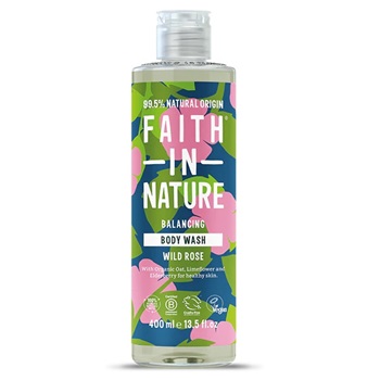 Faith in nature vadrózsa tusfürdő 400 ml