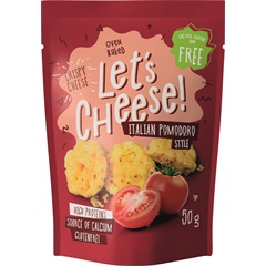 Felföldi let`s cheese sajt snack italian pomodoro 50 g