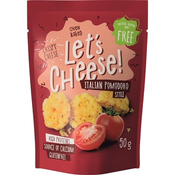 Felföldi let`s cheese sajt snack italian pomodoro 50 g