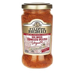 Filippo Berio vegán pesto  szárított paradicsommal 190 g