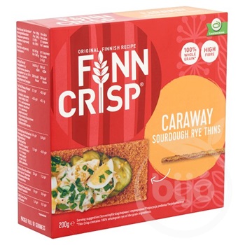 Finn crisp vékony ropogós kenyér köményes 200 g