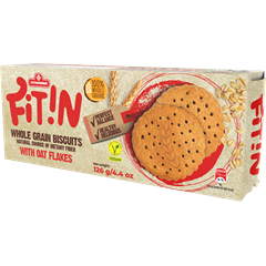 Fit in teljes kiőrlésű zabkeksz 126 g